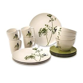 Ciroa Umbra Stoneware 16 Piece Dinner Set, Gift Boxed 