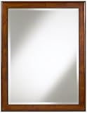 Cherry Wood Finish 35 High Sink Mirror