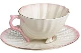 Belleek Neptune Teacup and Saucer Set