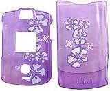 Purple Hawaii - Motorola RAZR V3 V3c V3m Hard Case - Protective Faceplate Cover