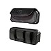 Black Horizontal Leather Pouch For Samsung Intensity II U460 Phone Case Cover with Belt Clip Magnetic Closing