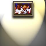 Completely Handpainted American Football Sport Painting, Custom Order FL2676, Oil on Canvas, with Option to Paint Jerry, Brett & Co. from Any Other Favorite Photograph or Picture, Unframed, Size 18'' x 27" inches