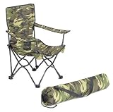 Deluxe Woodland Camo Folding Arm Chair
