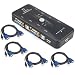 TRIXES KVM Switch 4 Port USB 2.0 plus 4 Cables