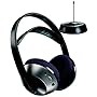 Philips SBCHC 8440 Funk-Kopfh�rer mit Ladestation (wiederaufladbar, selbsteinstellendes Kopfband, Double PLL)  schwarz