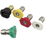 General Pump Pressure Washer Spray Nozzle Set - 4.0 Size, 5 Piece