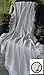 White Eco2Cotton Afghan Throw Blanket 50