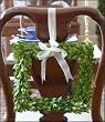 Preserved Boxwood Square Wreath 11