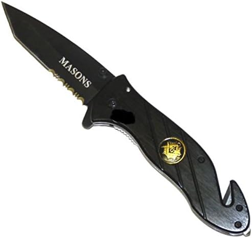 MASON'S RESCUE FOLDING KNIFE - BLACK