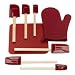 Silicone Solutions Red Kitchen Accessory Set