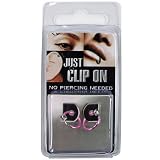 Fake Piercing CLIP ON RING pink - 2er Set