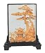 Chinese cork carving / sculpture / picture - 12" x 10"