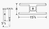 Burner Asmby, H Sgl, Ss, 15.875 X 8; Chb, Falcon, Pk, Roper