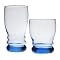 Bangles Glassware 16-pc. Set - Misty Blue