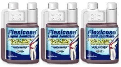 Flexicose Liquid JointCare - Joint Health - Arthritis Pain Relief - Cartilage Protection, Flexibility & Growth 3 Bottles On Sale