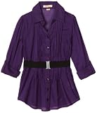 Ali & Kris Girls 7-16 Shadow Stripped Top