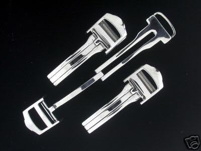 Deployment Clasp 18/20mm Fit Cartier Strap Buckle #1 Shiny