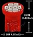YITAMOTOR 20 PCS T10 Wedge 8-SMD Red LED Light bulbs W5W 2825 158 192 168 194