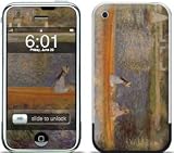 Renoir - Boating on the Seine Design Protective Skin Decal Sticker for Apple iPhone (2G)