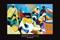 Jammin' Delight, Musician Art Poster Print by Ivey Hayes, 36x24