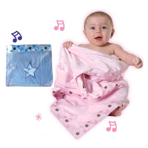 Acting Out Musical Baby Blanket - Blue