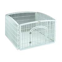 Iris CI-604 Indoor/Outdoor Plastic Pet Pen, 4 Panels