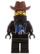 Bandit (Black) - LEGO 2 Inch LEGO Western Minifig