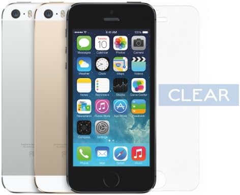NEONTuff iPhone 5/5s/5c - Premium HD Shatterproof Screen Protector with Nanotechnology (Crystal)
