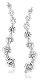 14k Choice of White or Yellow Gold Diamond Journey Earrings (1 cttw, H-I Color, I1 Clarity)