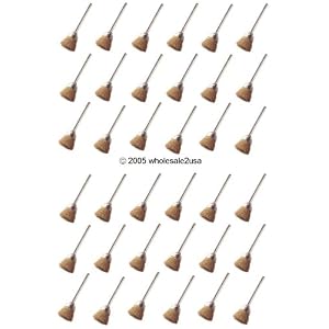 - 36 Brass Gold Wire Brushes Jewelers Gunsmith Locksmith Parts Cleaning Bits for Dremel -... by SEINC