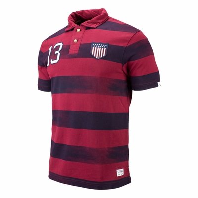 Nike USA SU13 COVERT VINTAGE POLO [TEAM RED] (S) On Sale