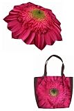 Gerbera Daisy Matching Umbrella and Handbag Set