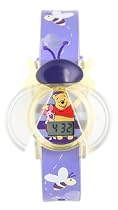 Disney Kid's Winnie the Pooh Pop Open Honey Bee Case Watch with Bonus Carabiner Pouch #MU1234P