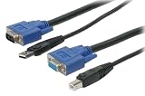 15ft USB & Vga 2-in-1 KVM Switch Cable Pc/mac To USB KVM