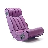 MusicRocker Modell basic Purple (Multimediasessel, Soundsessel, Gaming Chair, Sound Chair, Stereo 2.1 System)