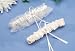 Darice VL5866, Austere Sheer Accent Adjust Garter with Toss Away, Cream