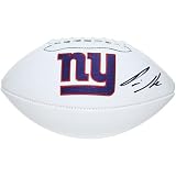 NFL New York Giants #1 Prince Amukamara Autographed Logo Football