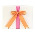 Darling Duo Guest Book - Fuchsia/ Orange