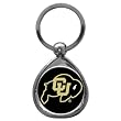 Set of 2 Colorado Buffaloes High-Polish Chrome Key Tag - NCAA College Athletics