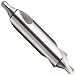 Chicago Latrobe 217B High-Speed Steel Center Drill Bit, Bell Style, Uncoated (Bright) Finish, Round Shank, 120 Degree Angle