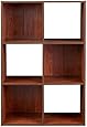 ClosetMaid 4104 Cubeicals 6-Cube Organizer, Dark Cherry