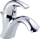 IMAGE OF Delta 583LF-WF C-Spouts Single Handle Centerset Lavatory Faucet, Chrome