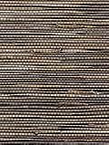 Natural Grasscloth Book Taupe on Black Authentic Grasscloth Wallpaper