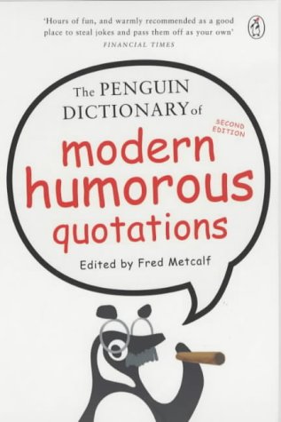 Cover image : Penguin Dict Modern Humor Quotat