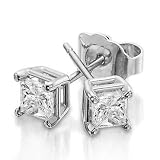 Diamond Solitaire Earrings 1/2ctw