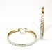 9Ct Gold Channel Set With Sparkling 