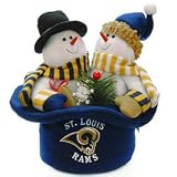 St. Louis Rams Snowmen Top Hat Show Off Your Holiday And Team Spirit