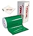 ORACAL 651 Gloss Green Adhesive Craft Vinyl for Cameo, Cricut & Silhouette Including Roll of Clear Transfer Paper (6ft x 12