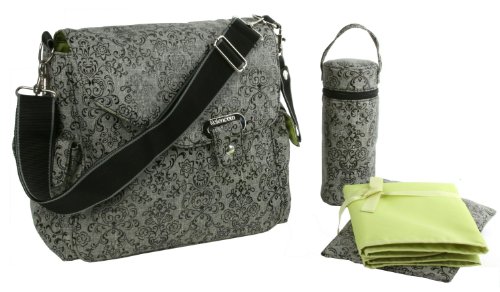 Kalencom Ozz Dainty Water Repellant Diaper Bag, Gray