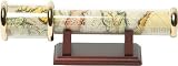 G.W. Schleidt KS135-40B Kaleidoscope Wooden Base Light Continent French Motif